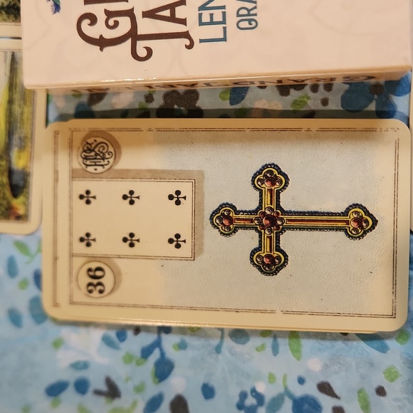 NEW MINI Grand T●ableau LENORMAND Oracle Deck- 36 Commemorative Cards & Guide - Picture 7 of 8